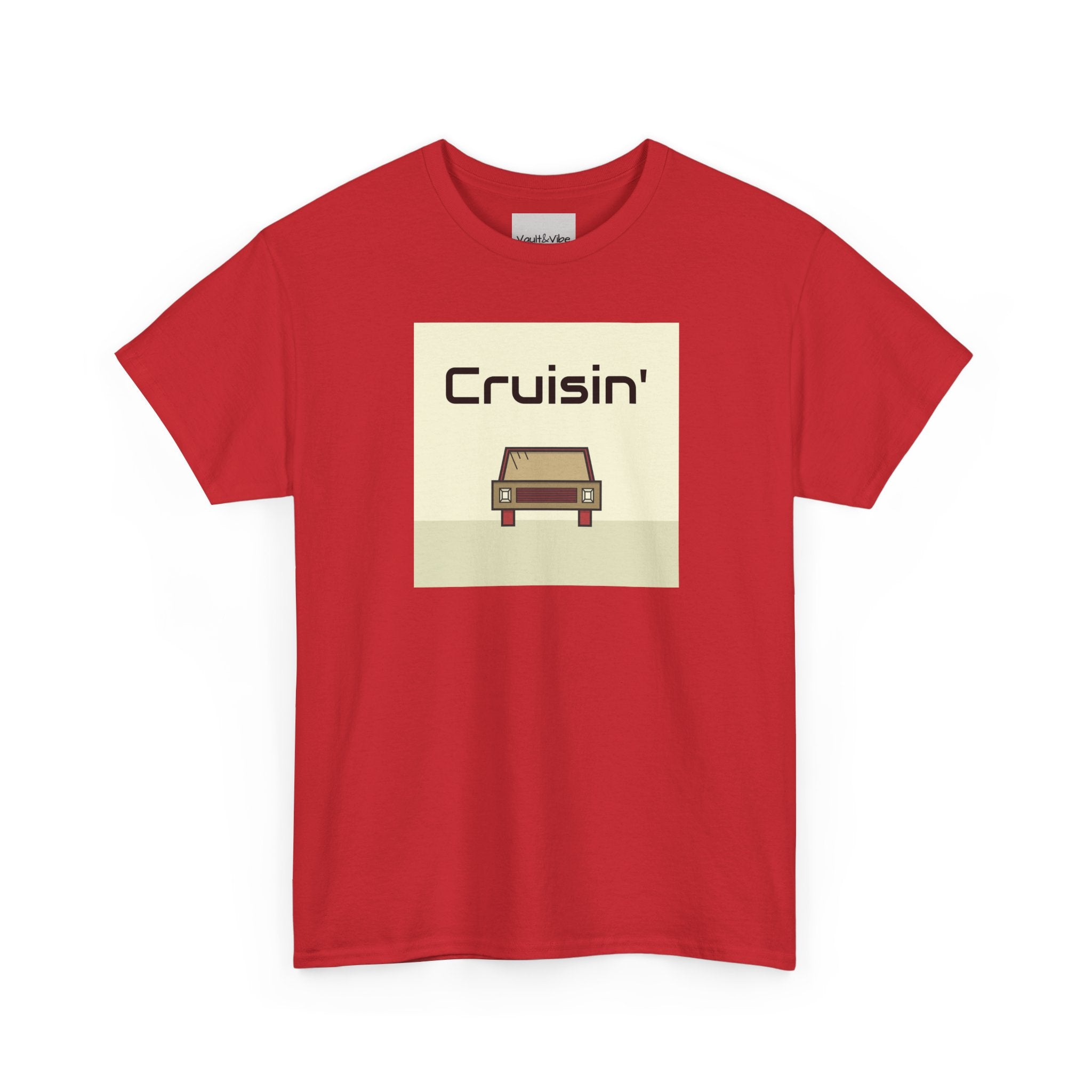 Cruisin' Vintage Car Tee — Retro Road Trip Graphic T-Shirt