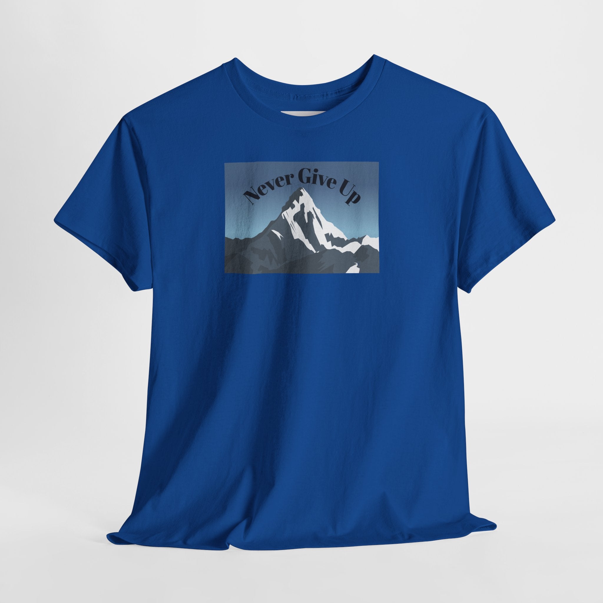 Never Give Up Mountain T-Shirt