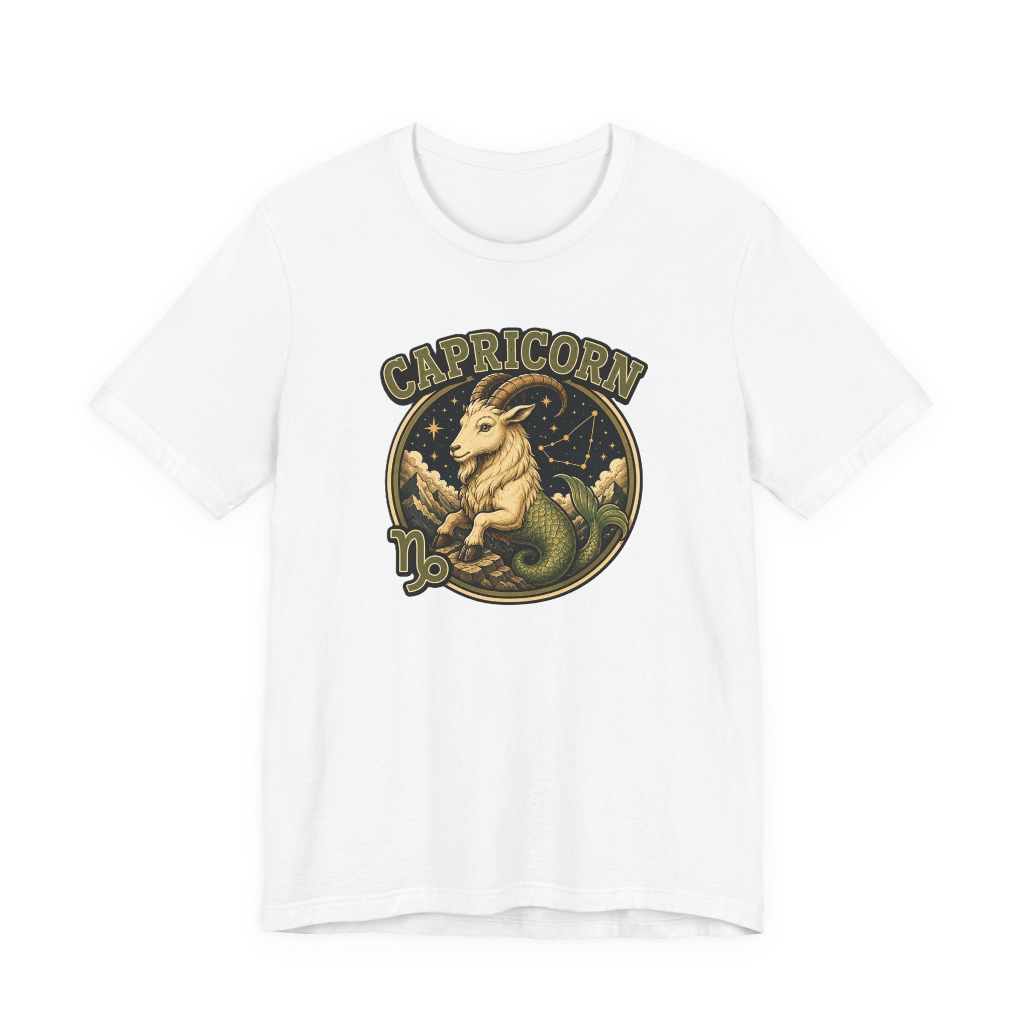 Capricorn Zodiac T‑Shirt – Vintage Goat Astrology Tee