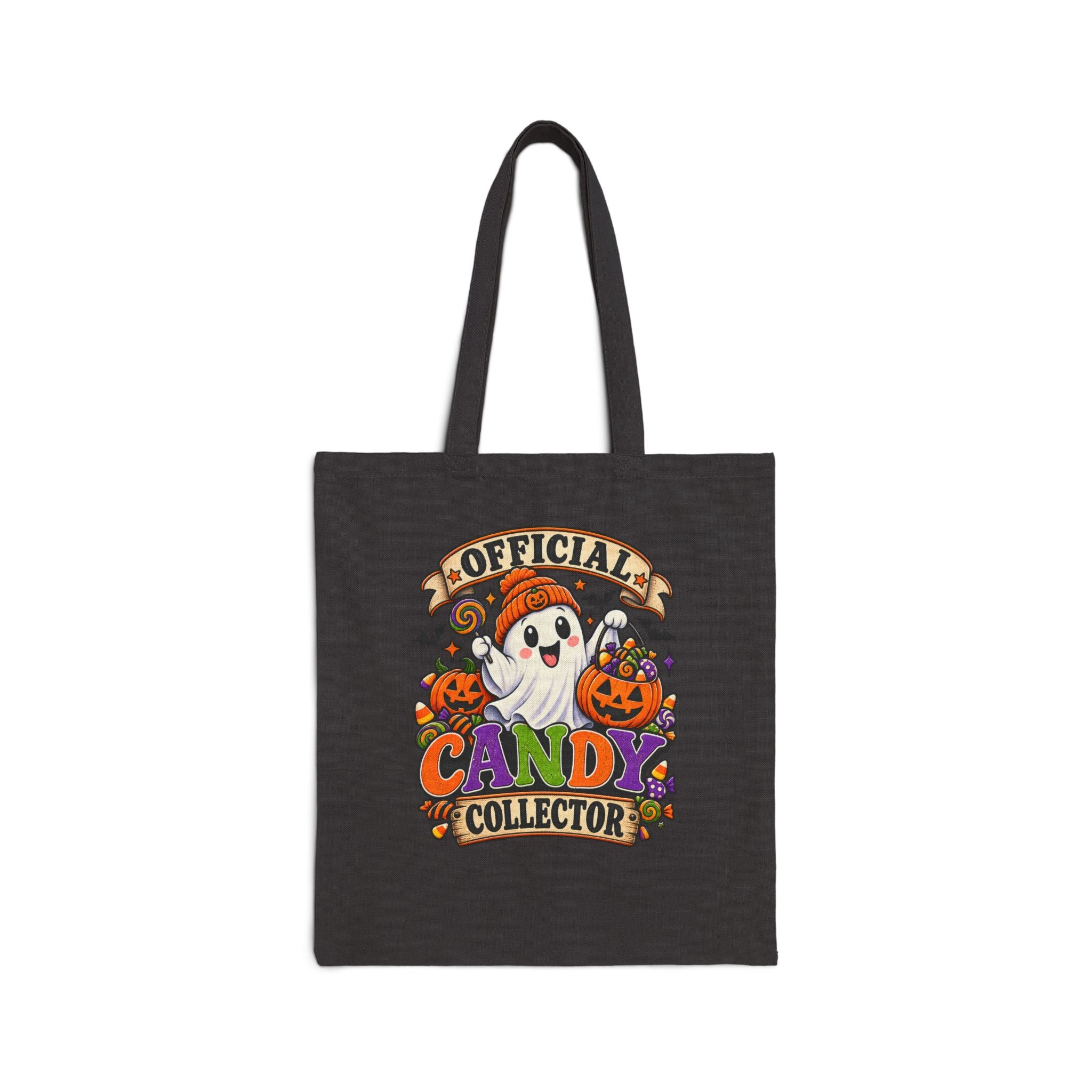 Halloween "Official Candy Collector" Canvas Tote Bag