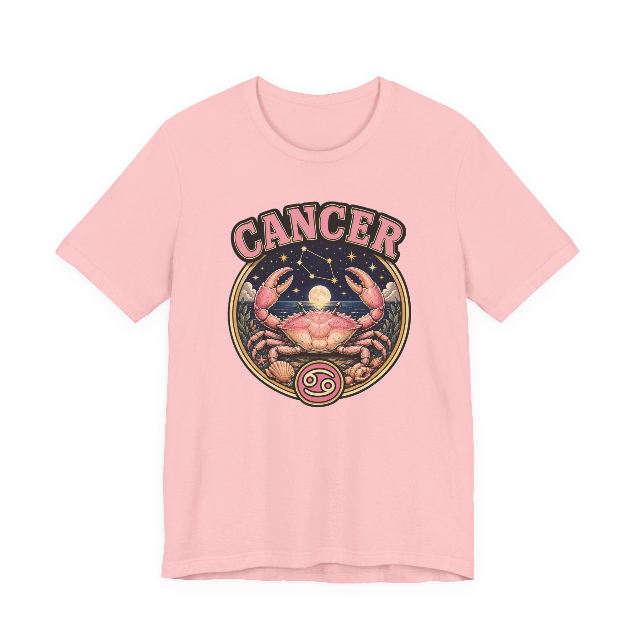 Cancer Zodiac T-Shirt — Retro Crab Astrology Tee