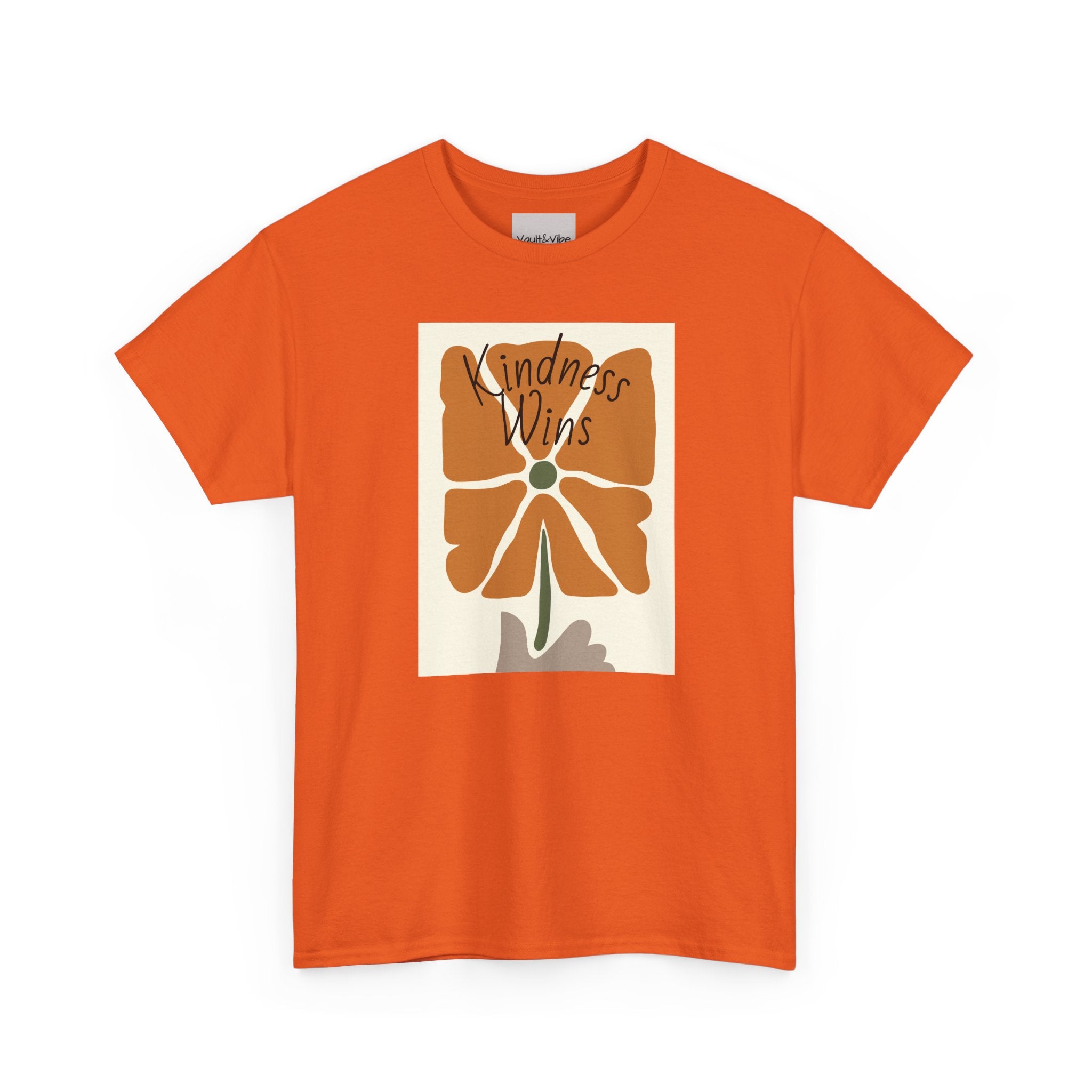 Kindness Wins T‑Shirt — Retro Floral Graphic Tee
