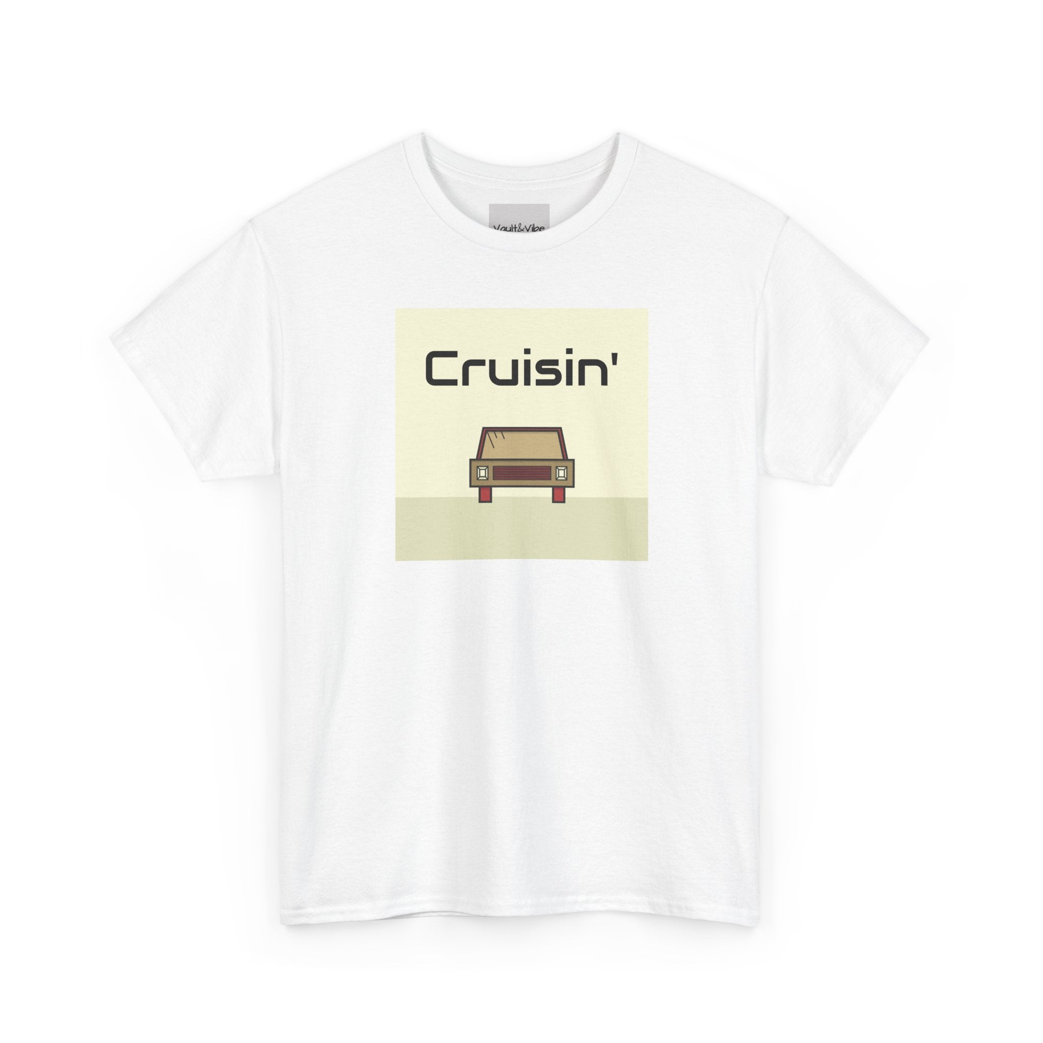 Cruisin' Vintage Car Tee — Retro Road Trip Graphic T-Shirt