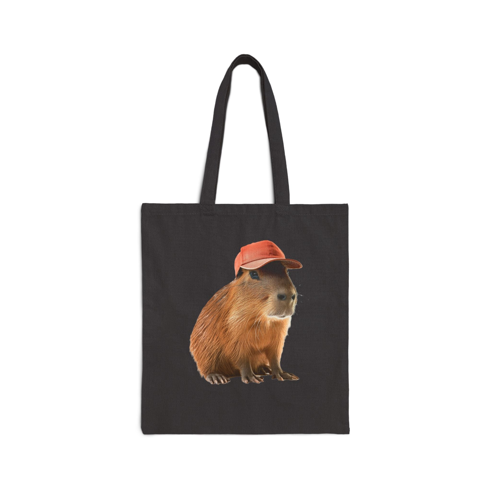 Capybara in Red Cap Tote Bag