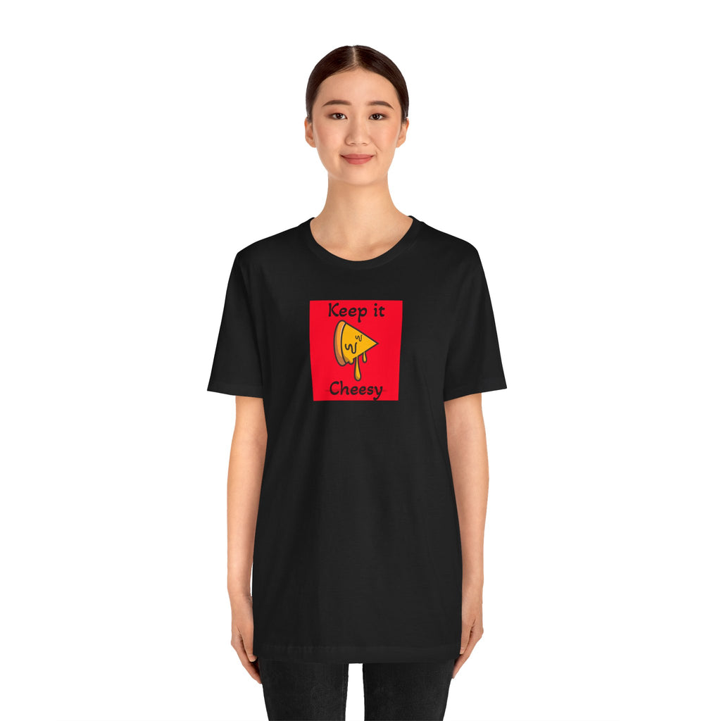 Keep It Cheesy T-Shirt — Funny Grilled Cheese Graphic Tee