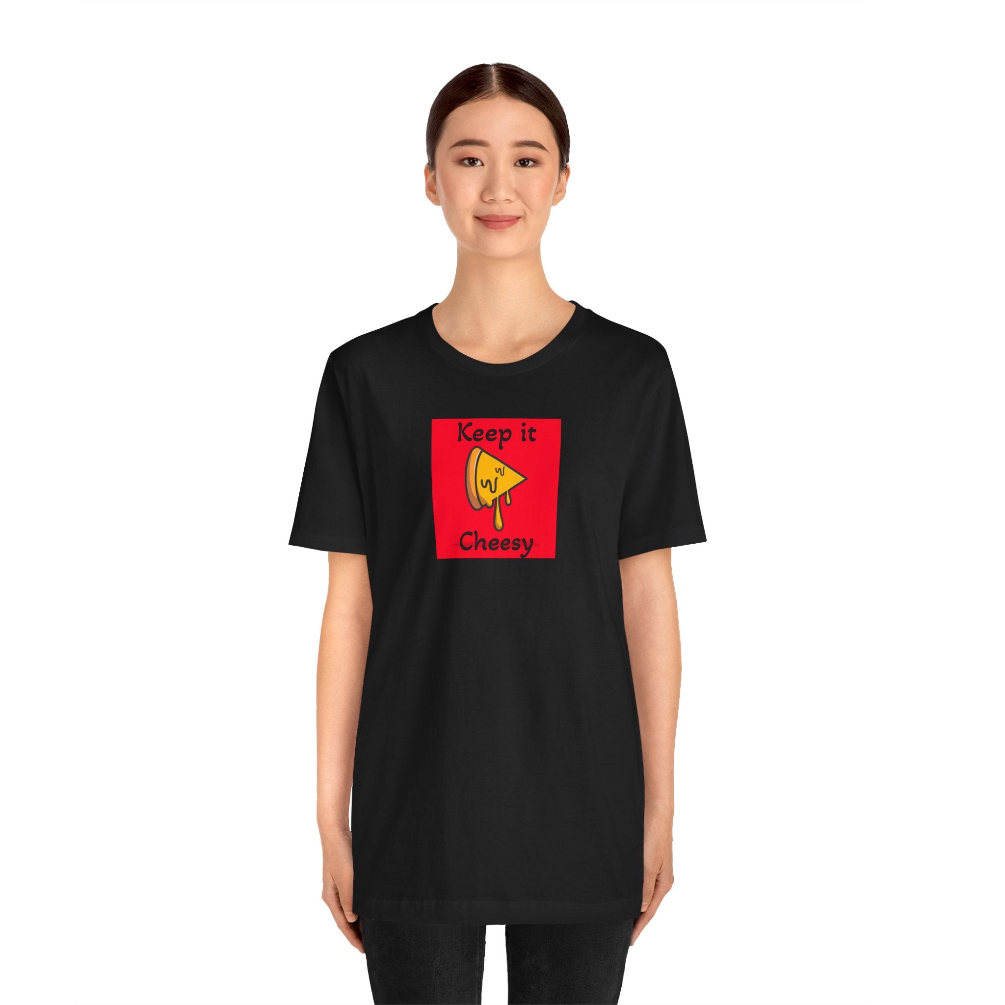 Keep It Cheesy T-Shirt — Funny Grilled Cheese Graphic Tee