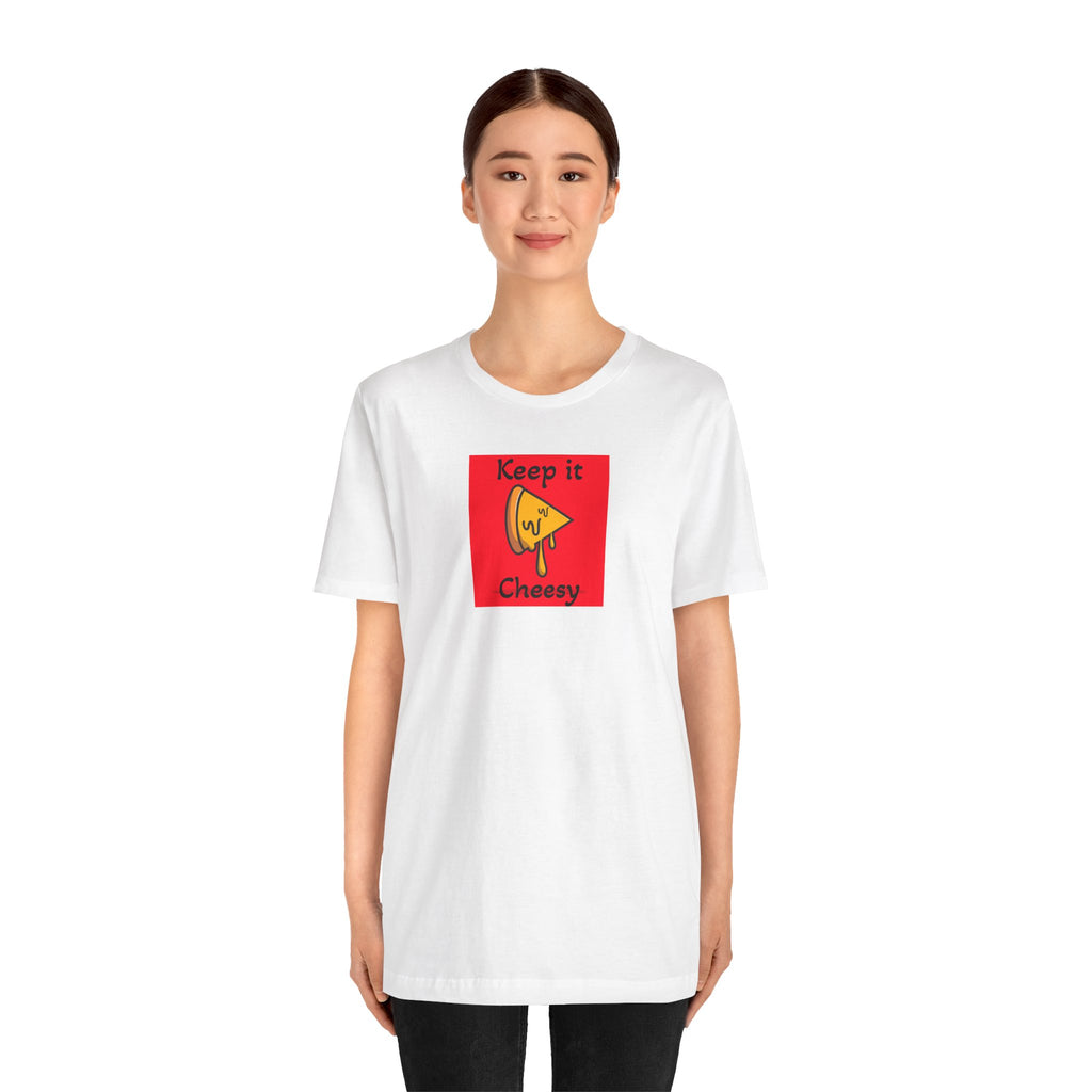 Keep It Cheesy T-Shirt — Funny Grilled Cheese Graphic Tee