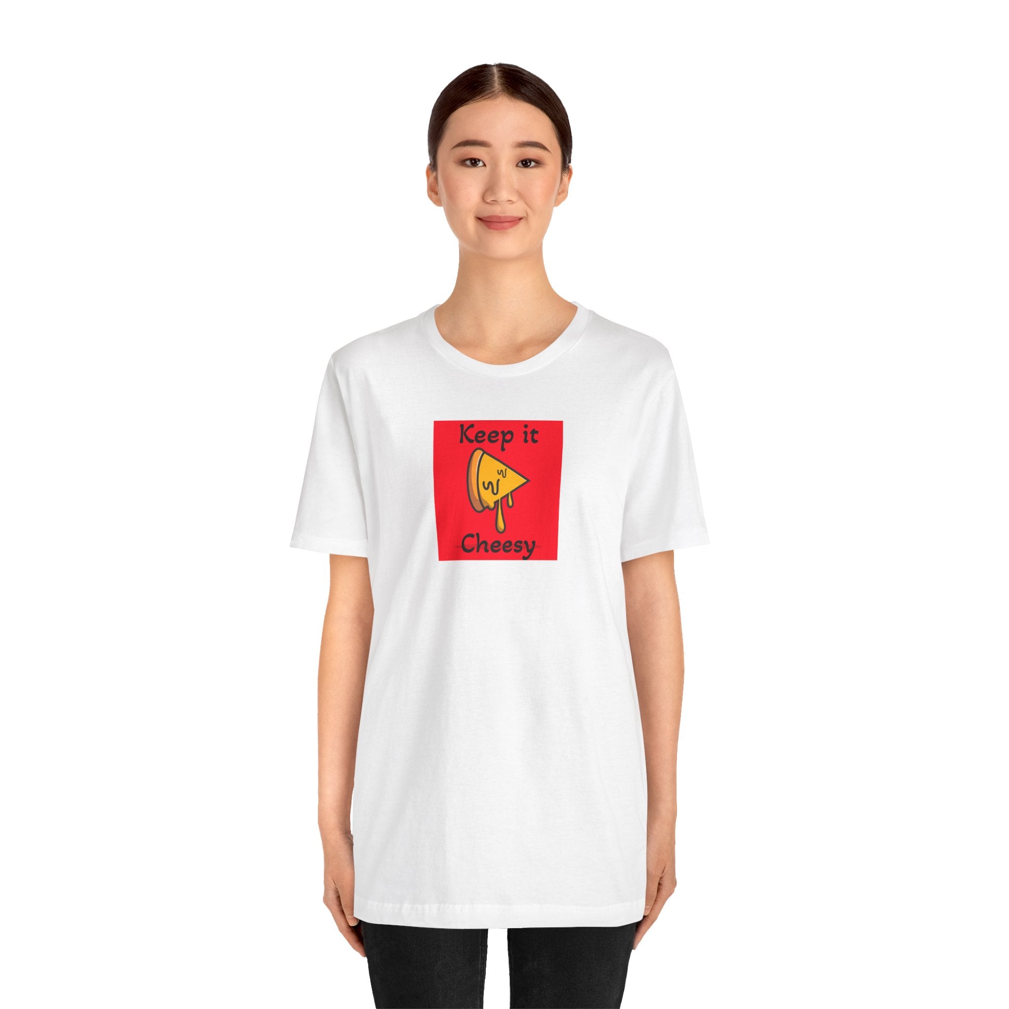 Keep It Cheesy T-Shirt — Funny Grilled Cheese Graphic Tee